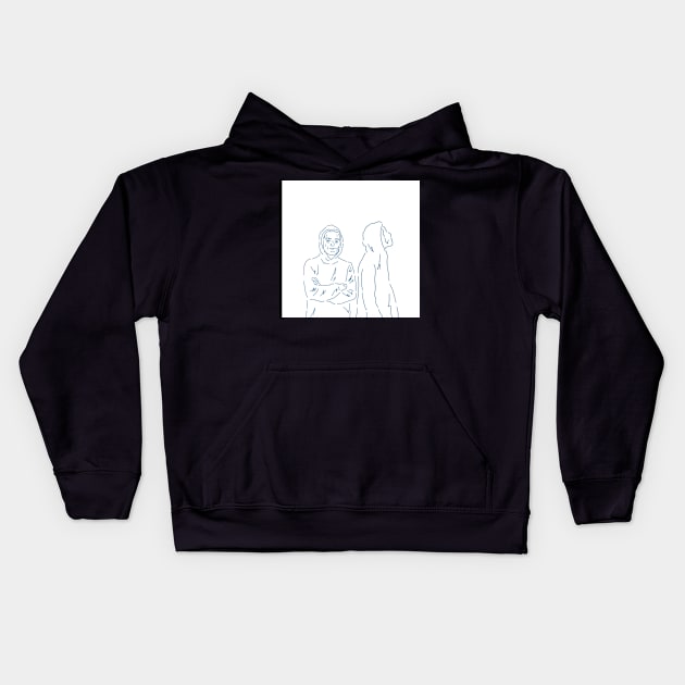 Rami Malek 3 Kids Hoodie by kpalamara